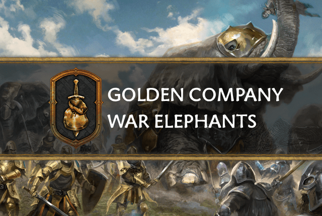 Neutral: Golden Company War Elephants